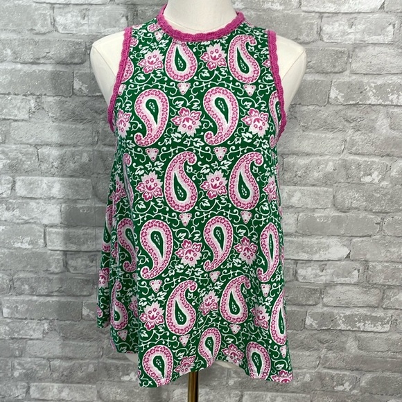 Boden Tops - Boden Enchanting Paisley Print Tank Top